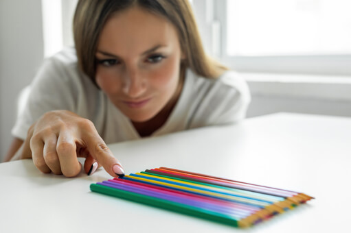 Woman Suffering wIth OCD