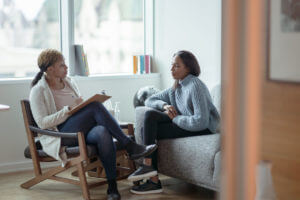Therapist Meeting with a patient of depression and anxiety