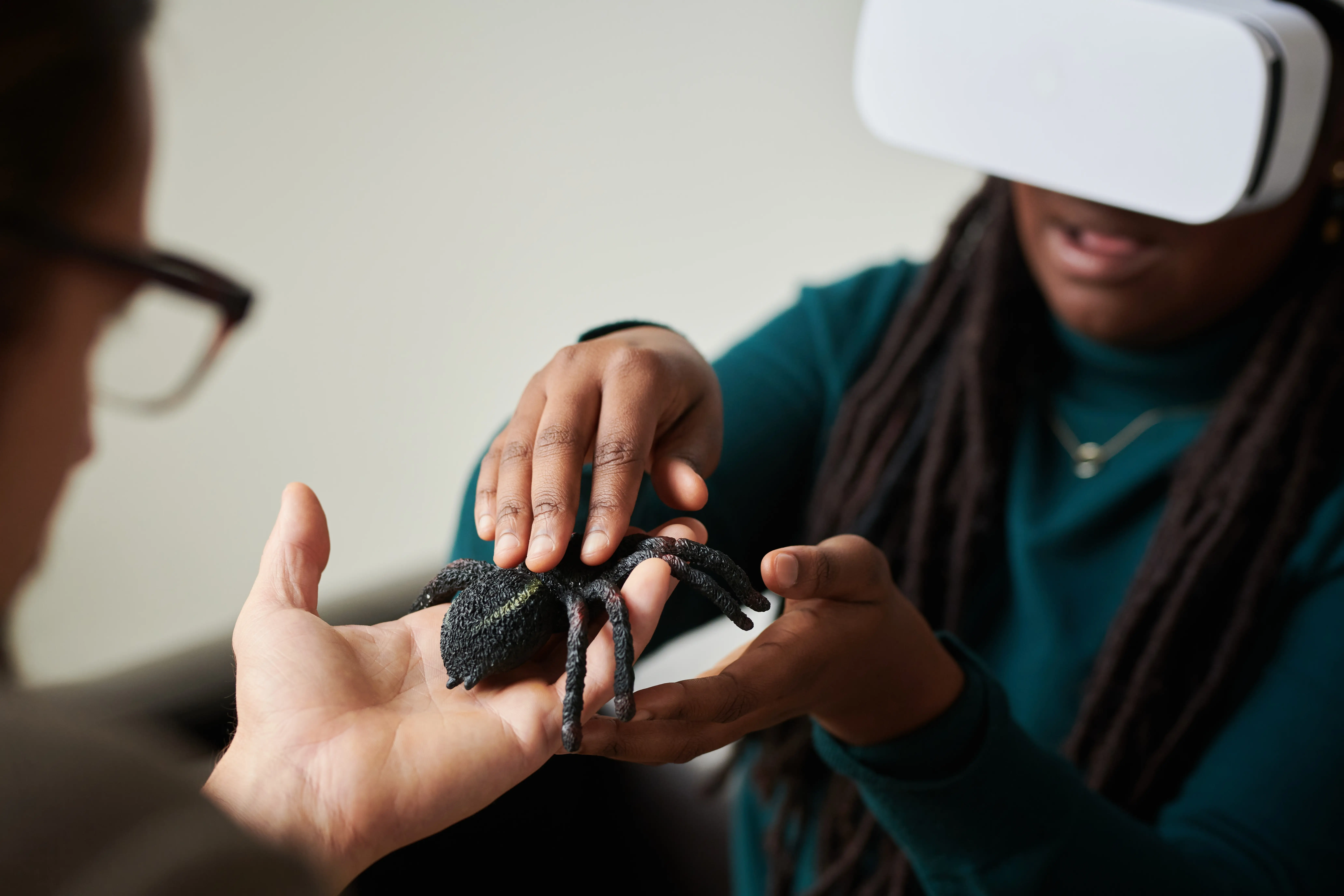 exposure and response prevention therapy at Atlanta specialized care in atlanta and alpharetta using a stuffed spider
